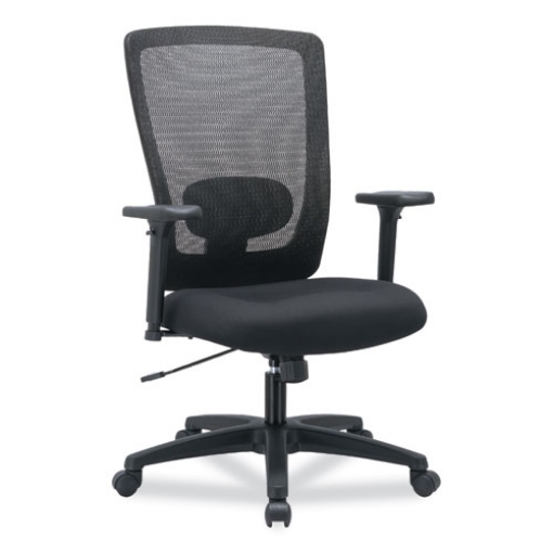Picture of Alera Envy Series Mesh High-Back Multifunction Chair, Supports Up To 250 Lb, 16.88" To 21.5" Seat Height, Black