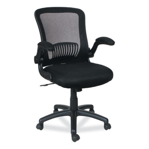 Picture of Alera Eb-E Series Swivel/tilt Mid-Back Mesh Chair, Supports Up To 275 Lb, 18.11" To 22.04" Seat Height, Black