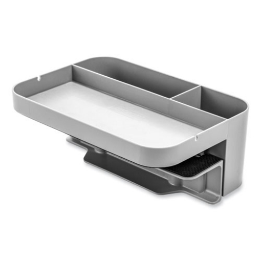 Picture of Standing Desk Large Desk Organizer, Two Sections, 9 x 6.17 x 3.5, Gray