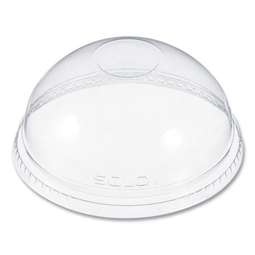 Picture of Plastic Dome Lid, Fits 5.5 oz to 26 oz Foam Cups, Clear, 1,000/Carton