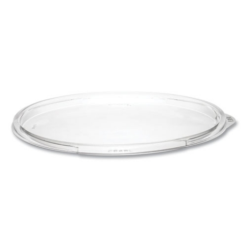 Picture of PresentaBowls Clear Flat Lids, 7.2" Diameter x 0.4"h, Plastic, 252/Carton