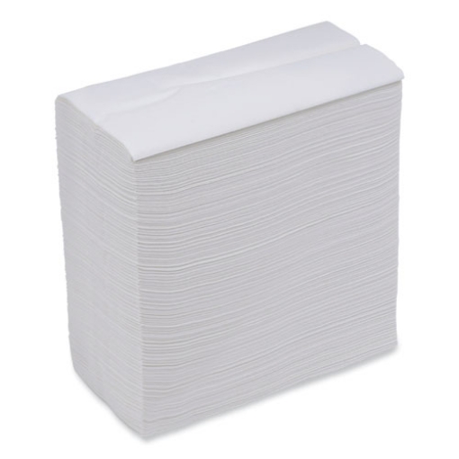 Picture of Tallfold Dispenser Napkin, 12" X 7", White, 500/pack, 20 Packs/carton