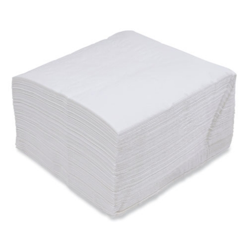 Picture of Dinner Napkin, 1-Ply, 17 x 17, White, 250/Pack, 12 Packs/Carton