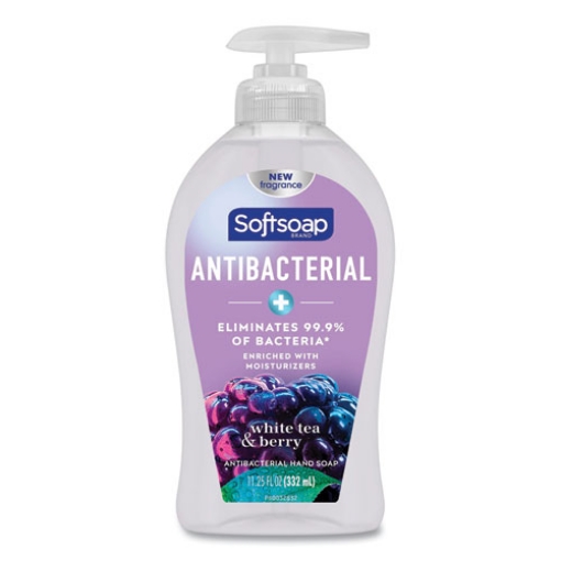 Picture of Antibacterial Hand Soap, White Tea And Berry Fusion, 11.25 Oz Pump Bottle, 6/carton