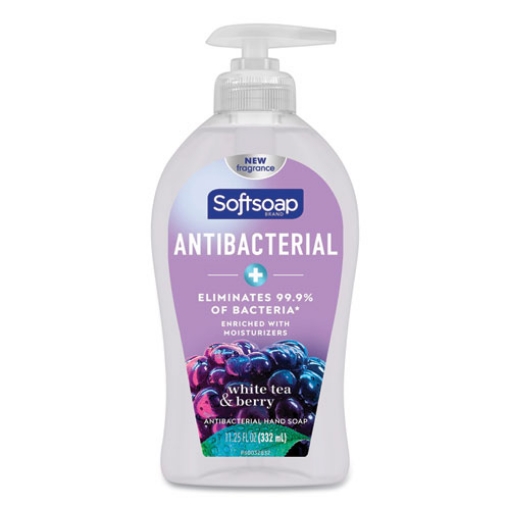 Picture of Antibacterial Hand Soap, White Tea And Berry Fusion, 11.25 Oz Pump Bottle