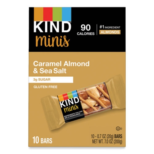 Picture of Minis, Caramel Almond Nuts/sea Salt, 0.7 Oz, 10/pack