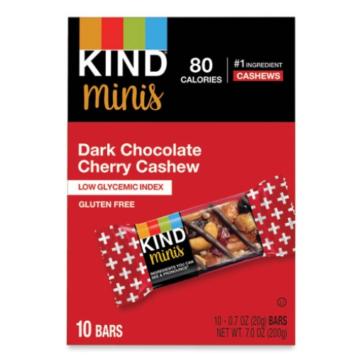 Picture of Minis, Dark Chocolate Cherry Cashew, 0.7 Oz, 10/pack