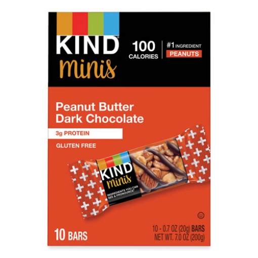 Picture of Minis, Peanut Butter Dark Chocolate, 0.7 Oz, 10/pack