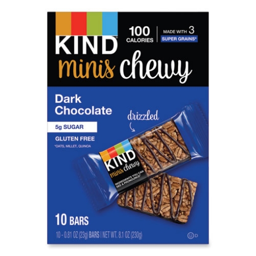 Picture of Minis Chewy, Dark Chocolate, 0.81 Oz,10/pack