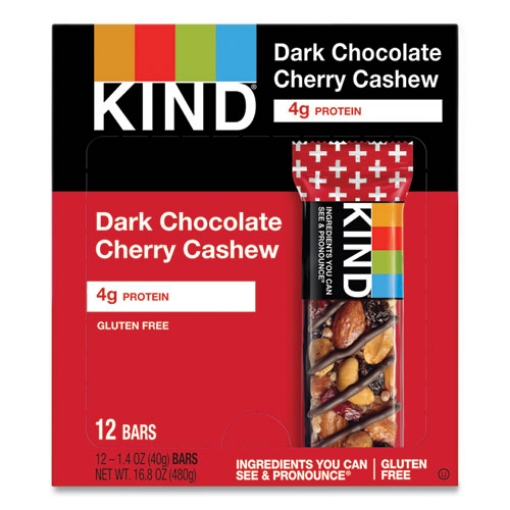 Picture of Plus Nutrition Boost Bar, Dk Chocolatecherrycashew/antioxidants, 1.4 Oz, 12/box