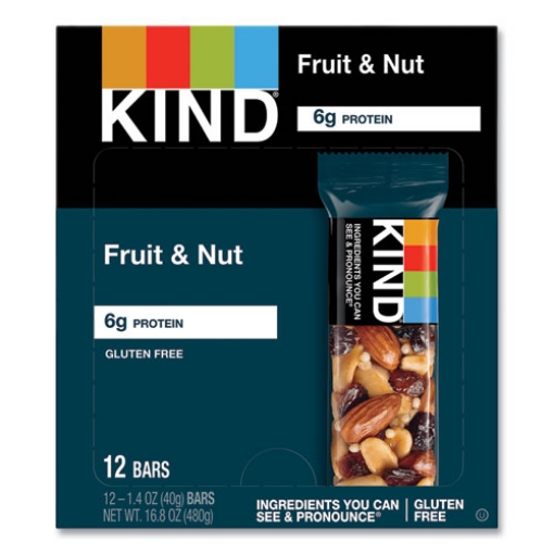 Picture of Fruit And Nut Bars, Fruit And Nut Delight, 1.4 Oz, 12/box