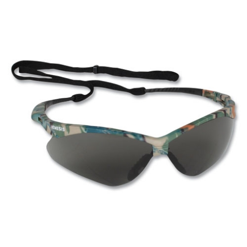 Picture of V30 NEMESIS Safety Eyewear, Plastic Camo Frame, Smoke Polycarbonate Lens, 12/Box