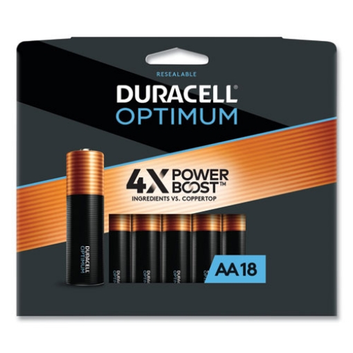 Picture of Optimum Alkaline Aa Batteries, 18/pack