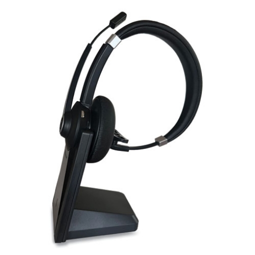 Picture of ivr70002 monaural over the head bluetooth headset, black/silver