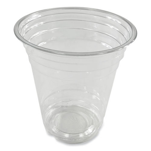 Picture of clear plastic cold cups, squat, 12 oz, pet, 1,000/carton