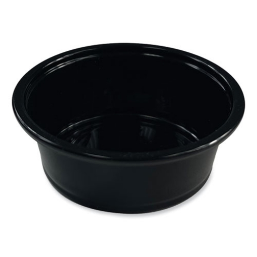 Picture of souffle/portion cups, 1.5 oz, polypropylene, black, 2,500/carton