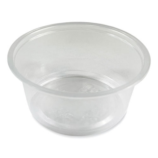 Picture of souffle/portion cups, 3.25 oz, polypropylene, translucent, 2,500/carton