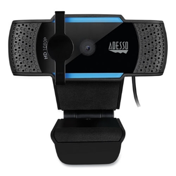 Picture of Cybertrack H5 1080p Hd Usb Autofocus Webcam With Microphone, 1920 Pixels X 1080 Pixels, 2.1 Mpixels, Black