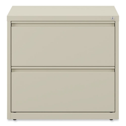 Picture of Lateral File, 2 Legal/Letter-Size File Drawers, Putty, 30" x 18.63" x 28"