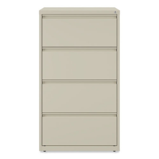 Picture of Lateral File, 4 Legal/Letter-Size File Drawers, Putty, 30" x 18.63" x 52.5"