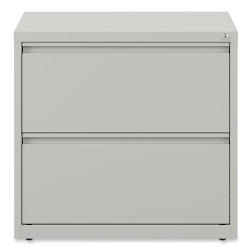 Picture of Lateral File, 2 Legal/Letter-Size File Drawers, Light Gray, 36" x 18.63" x 28"