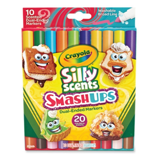 Picture of Silly Scents Smash Up Dual Ended Markers, Broad Tip, Assorted, 10/Pack