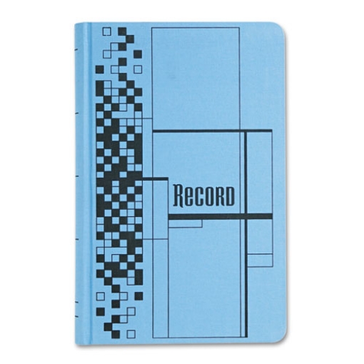 Picture of Record Ledger Book, Record-Style Rule, Blue Cover, 11.75 X 7.25 Sheets, 500 Sheets/book