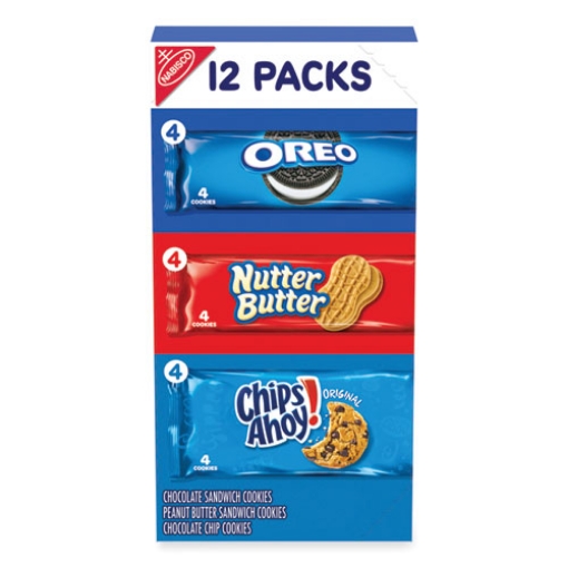 Picture of Variety Pack Cookies, Assorted, 20 oz Box, 12 Packs/Box