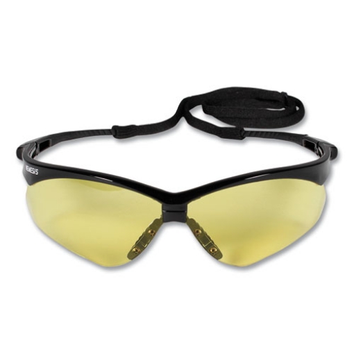 Picture of Nemesis Safety Glasses, Black Frame, Amber Lens