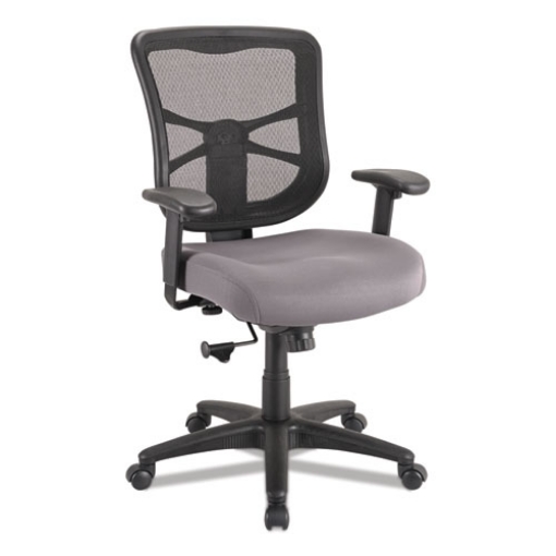 Picture of Alera Elusion Series Mesh Mid-Back Swivel/Tilt Chair, Supports Up to 275 lb, 17.9" to 21.8" Seat Height, Gray Seat