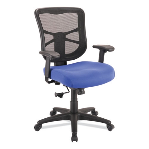 Picture of Alera Elusion Series Mesh Mid-Back Swivel/Tilt Chair, Supports Up to 275 lb, 17.9" to 21.8" Seat Height, Navy Seat