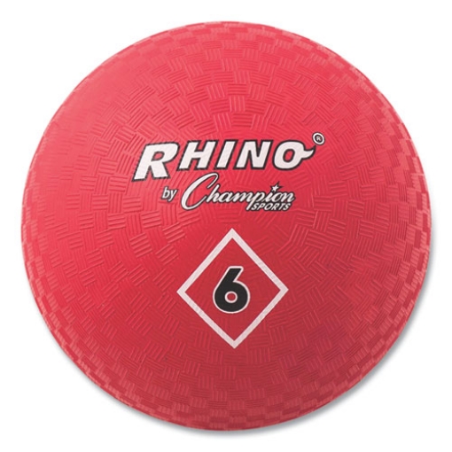 Picture of Playground Ball, 6" Diameter, Red