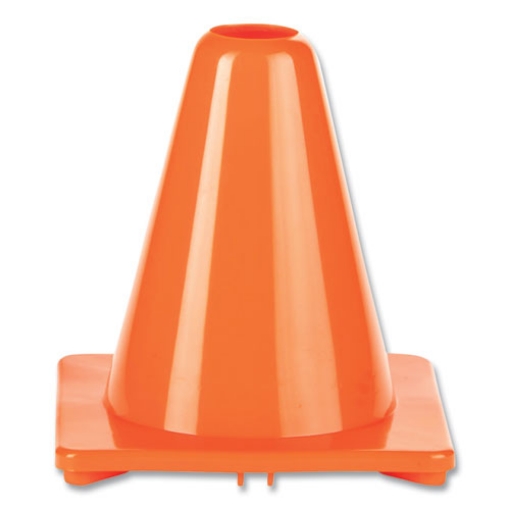 Picture of Hi-Visibility Vinyl Cones, 6" Tall, Orange