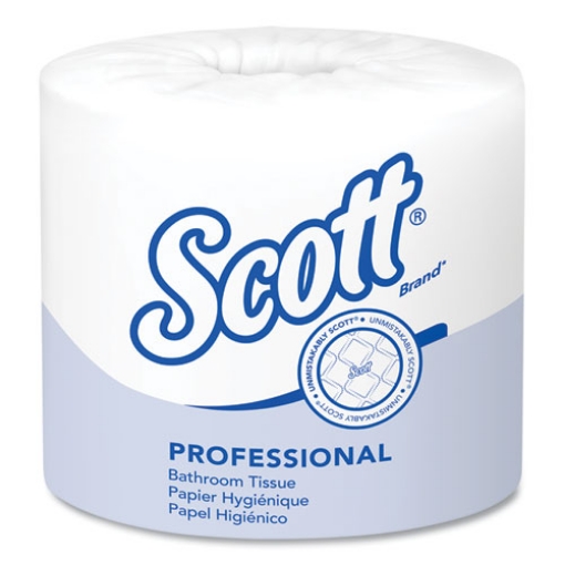 Picture of ESSENTIAL STANDARD ROLL BATHROOM TISSUE FOR BUSINESS, SEPTIC SAFE, 1-PLY, WHITE, 1,210 SHEETS/ROLL, 80 ROLLS/CARTON