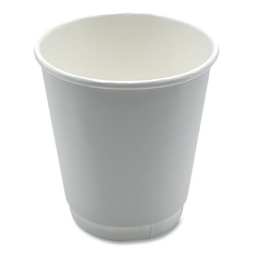 Picture of Paper Hot Cups, Double-Walled, 10 oz, White, 500/Carton