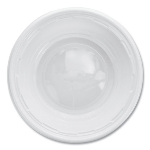 Picture of Plastic Bowls, 5 To 6 Oz, White, 125/pack, 8 Packs/carton