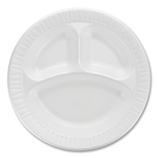 Picture of PLATE,3COMP,FOAM,500/C,WH