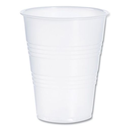 Picture of HIGH-IMPACT POLYSTYRENE COLD CUPS, 9 OZ, TRANSLUCENT, 100 CUPS/SLEEVE, 25 SLEEVES/CARTON