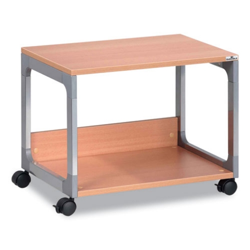 Picture of System 48 Multi-Function Trolley, Metal, 2 Shelves, 23.6 x 18.7 x 17, Beech