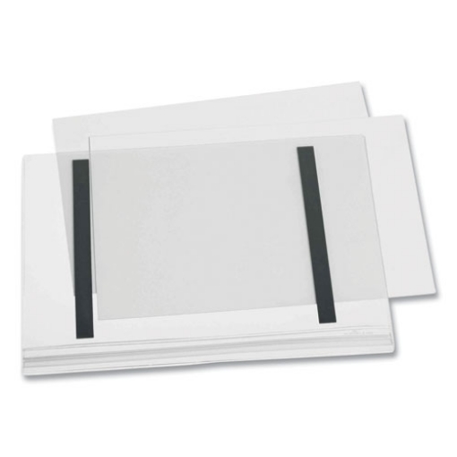 Picture of Magnetic Water-Resistant Sign Holder, 8.5 x 11, Clear Frame, 5/Pack