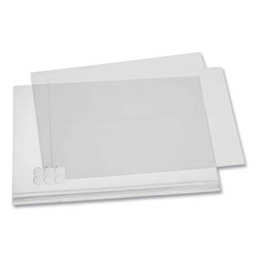 Picture of Self-Adhesive Water-Resistant Sign Holder, 11 x 17, Clear Frame, 5/Pack