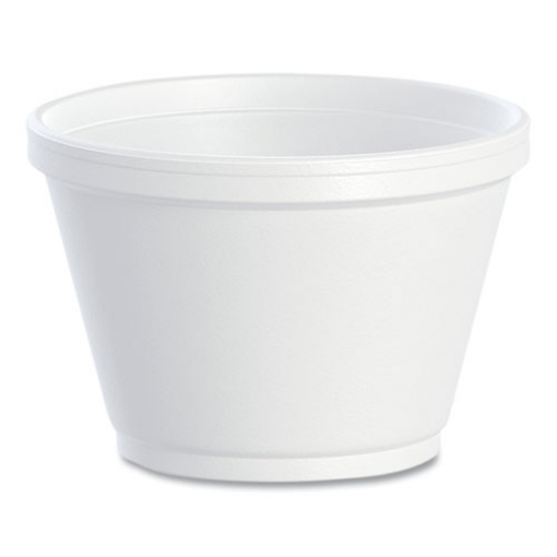 Picture of Foam Containers, 6 Oz, White, 50/bag, 20 Bags/carton