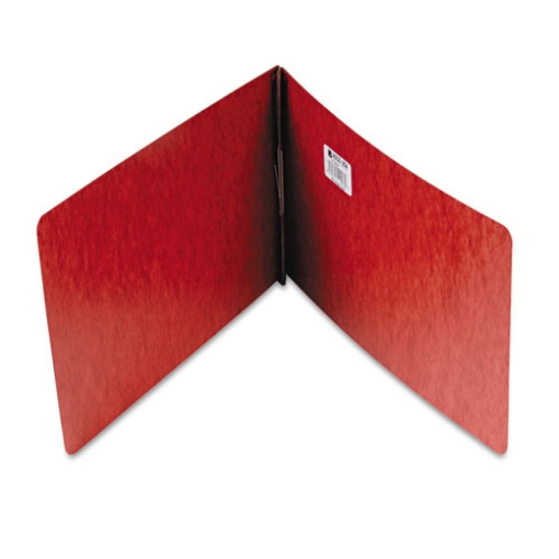 Picture of Pressboard Report Cover With Tyvek Reinforced Hinge, Two-Piece Prong Fastener, 2" Capacity, 8.5 X 14, Red/red