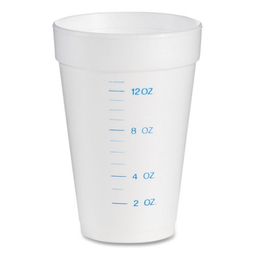 Picture of Graduated Foam Medical Cups, 16 Oz, White, 25/pack, 40 Packs/carton