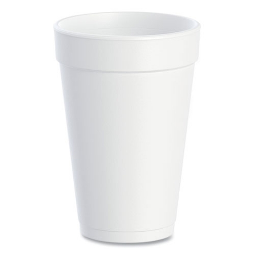 Picture of Foam Drink Cups, 16 Oz, White, 20/bag, 25 Bags/carton