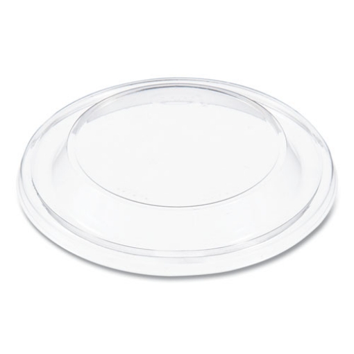 Picture of Plastic Dome Lid, Fits 5 oz to 32 oz Foam Cups, Clear, 100/Pack, 10 Packs/Carton