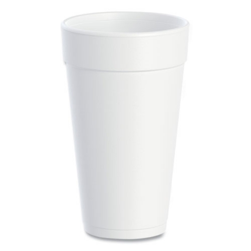 Picture of Foam Drink Cups, 20 Oz, White, 500/carton