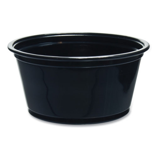 Picture of Conex Complements Portion/medicine Cups, 2 Oz, Black, 125/bag, 20 Bags/carton