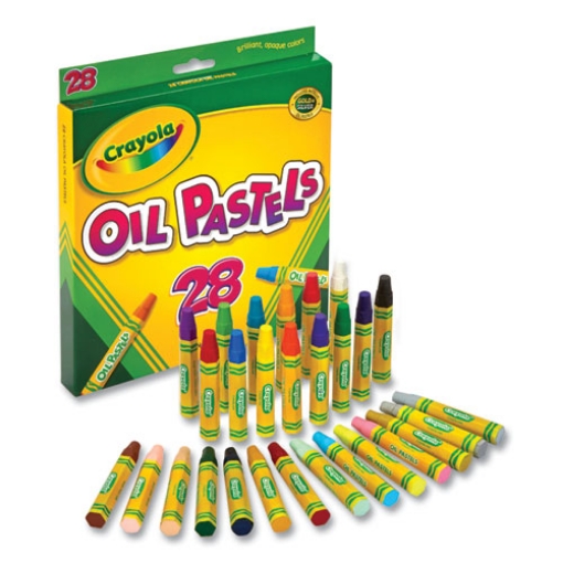 Picture of Oil Pastels, 28 Assorted Colors, 28/pack