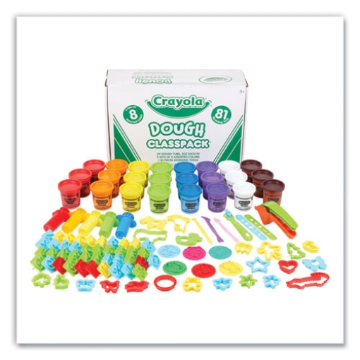 Picture of Dough Classpack, 3 Oz, 8 Assorted Colors With 81 Modeling Tools